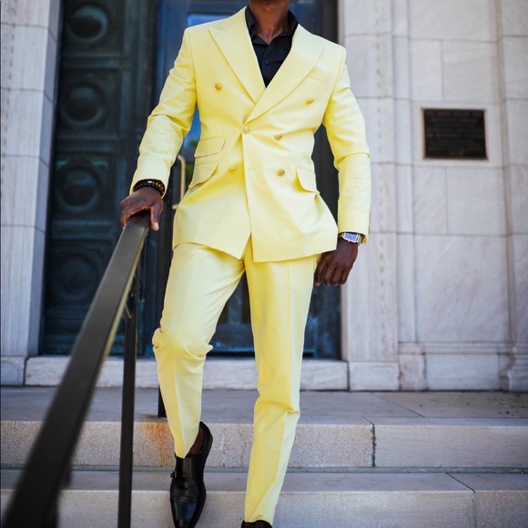 Light yellow 2pcs suit. - Picture 3 of 3
